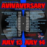 DJ Aviva's 4 Year Avivaversary