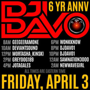 DJ Davo 6 Year Anniversary
